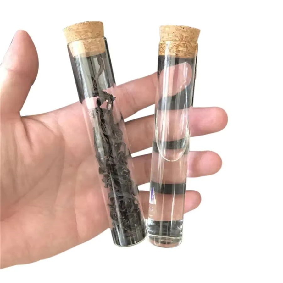 50 Stück leere Glasfläschchen transparent mit Korken, Volumen: 30 ml - Bild 1