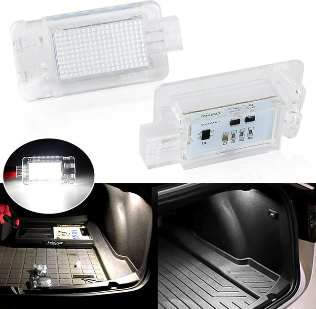 APMATAUTO 2er Set LED Kofferraumbeleuchtung für Volvo XC70 S60 S80 C70 XC90 OEM 30754448 9151431 - Bild 1