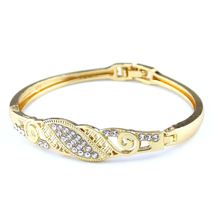Sunspicems Armband, Gold Farbe, Kristall, Damen - Bild 4