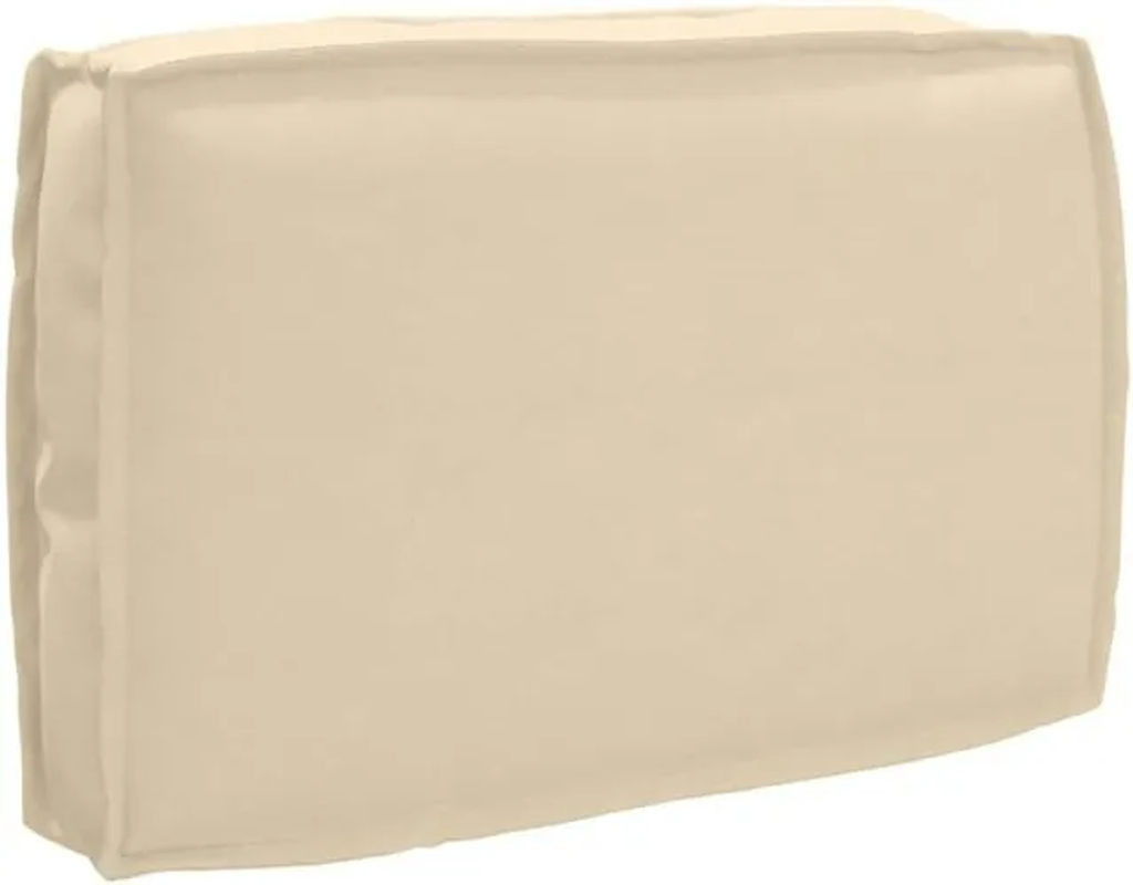 Vidaxl Palettenkissen für die Rückenlehne aus Baumwolle in Beige, Rechteckig, B/H/T: 60 x 40 x 12 cm - Bild 1