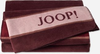 Wohndecke JOOP! STRIPES in Rot mit Streifenmuster, B/T: 150 x 200 cm - Bild 1