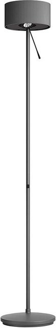 Belux Diogenes LED-Stehleuchte in Graphitschwarz, dimmbar und verstellbar mit warmweißem Licht (2700K) - Bild 1