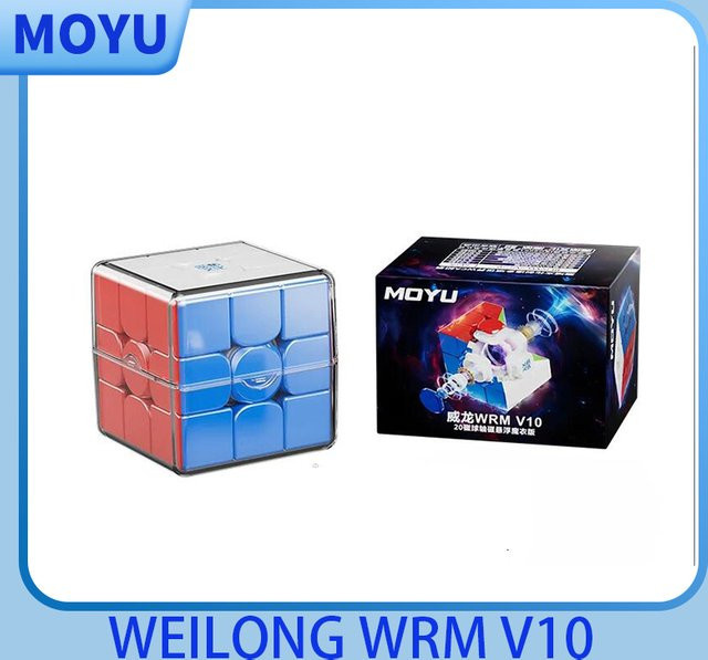 Moyu Weilong WRM V10 20M Maglev Ball-Core UV 3X3 Magnetischer Magic Speed Cube, Puzzle - Bild 1