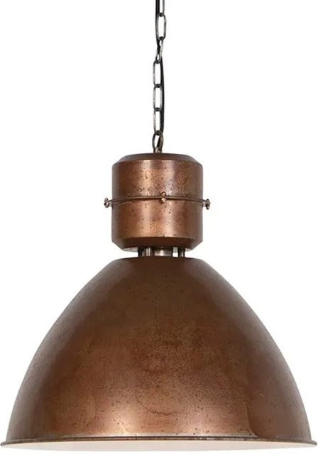 QAZQA Industrie-Hängelampe Flynn in Rostbraun und Bronze, höhenverstellbar, E27, Metall - Bild 1