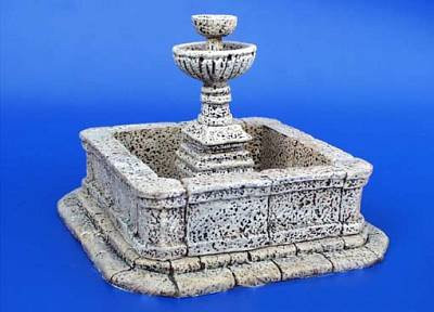 plusmodel Stadt Brunnen, Grau, 1:35 - Bild 1