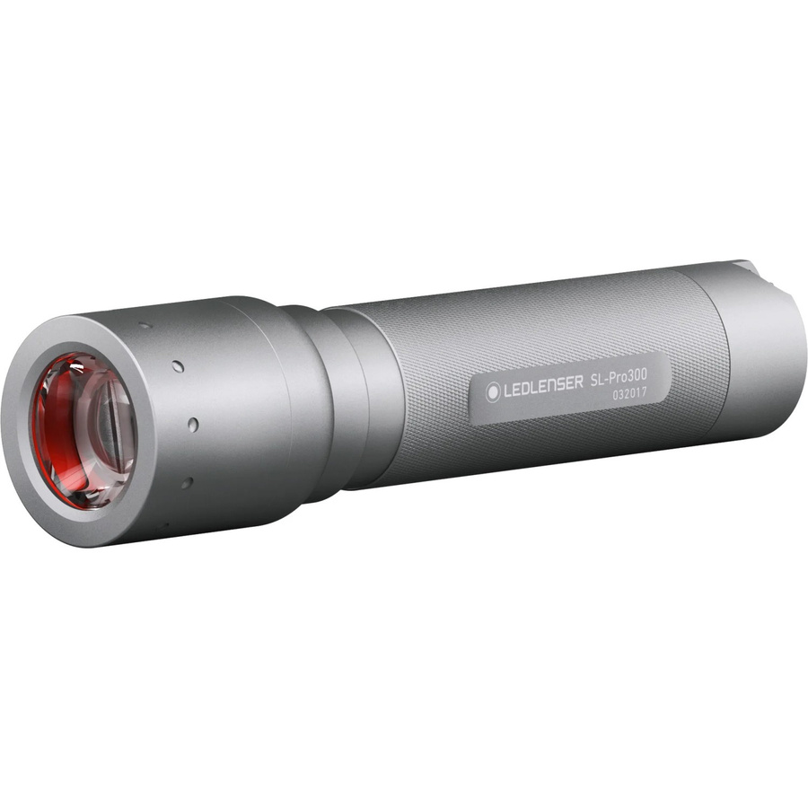Solidline Taschenlampe Pro 300 in Silber, dimmbar, aus Aluminium mit IPX4 Schutz - Bild 2