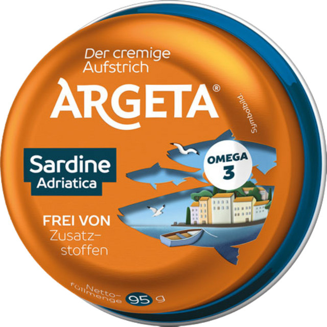 Argeta Sardina Adriatica Aufstrich glutenfrei 95 g - Bild 1