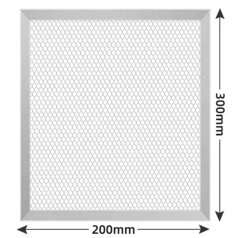 Dobtian Laser Waben Bett Universal Arbeitstisch für CO2 oder Diode Laser Gravur und Schneidemaschinen, Farbe: Silber, B x T: 300 x 200 cm - Bild 2