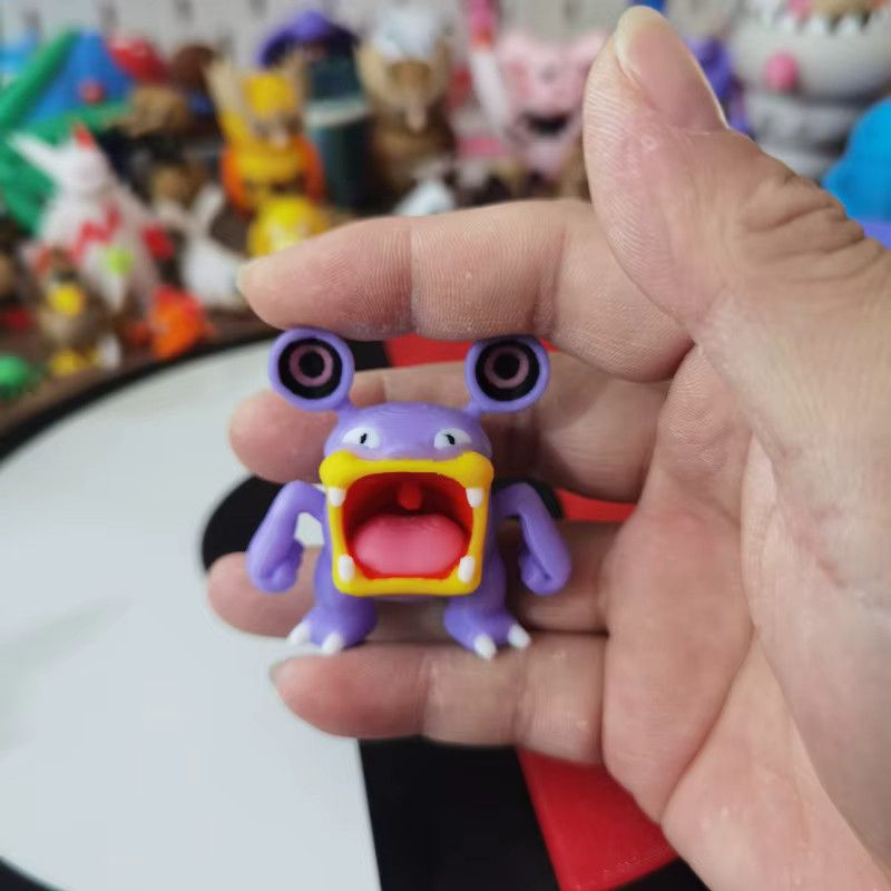 Bandai Pokemon Anime Figuren Set Whismur Loudred Exploud 3D-Druck Modell für die Desktop-Dekoration im Maßstab 1:20 - Bild 2