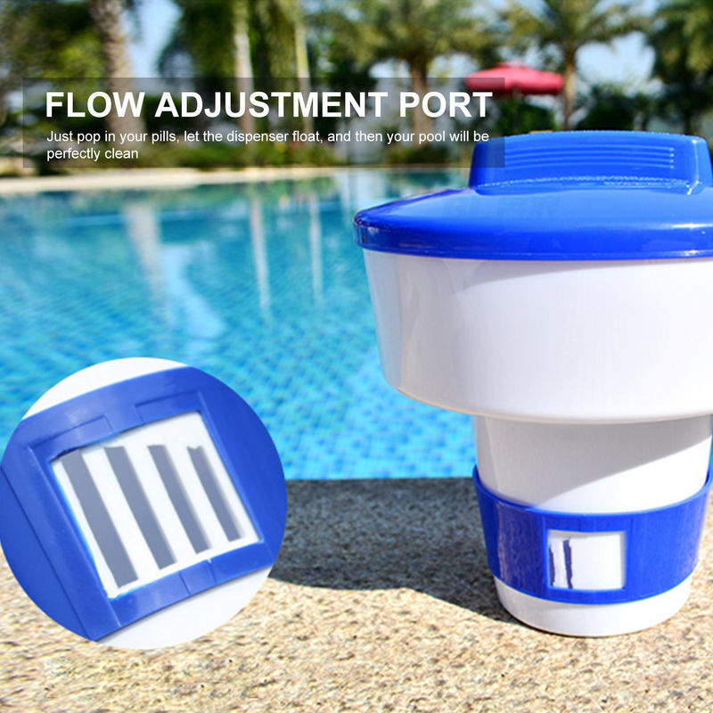 TOMTOP JMS Schwimmender 5-Zoll-Pool-Chemikalienspender in Blau zur Chlor- und pH-Wert-Regulierung für Pool und Spa - Bild 3