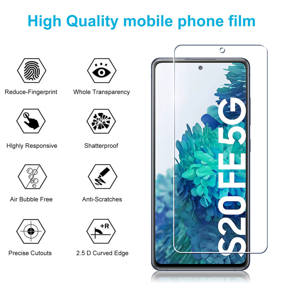 Samsung Galaxy S20 FE 5G Displayschutzfolie aus gehärtetem Glas mit Anti-Spy-Privatsphäre-Funktion, Transparent - Bild 3