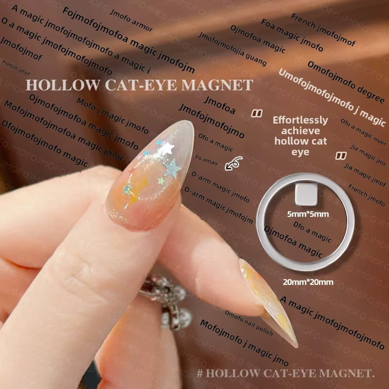 Lyle Hollow Magnetring für Cat Eye Gel Polish, Schimmernd - Bild 2