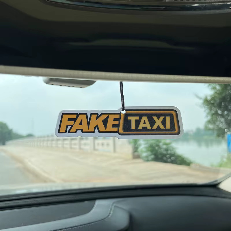 Fake Taxi Dufttabletten Bahamian Sea Breeze als Weihnachtsbaum für Auto und Kleiderschrank - Bild 4