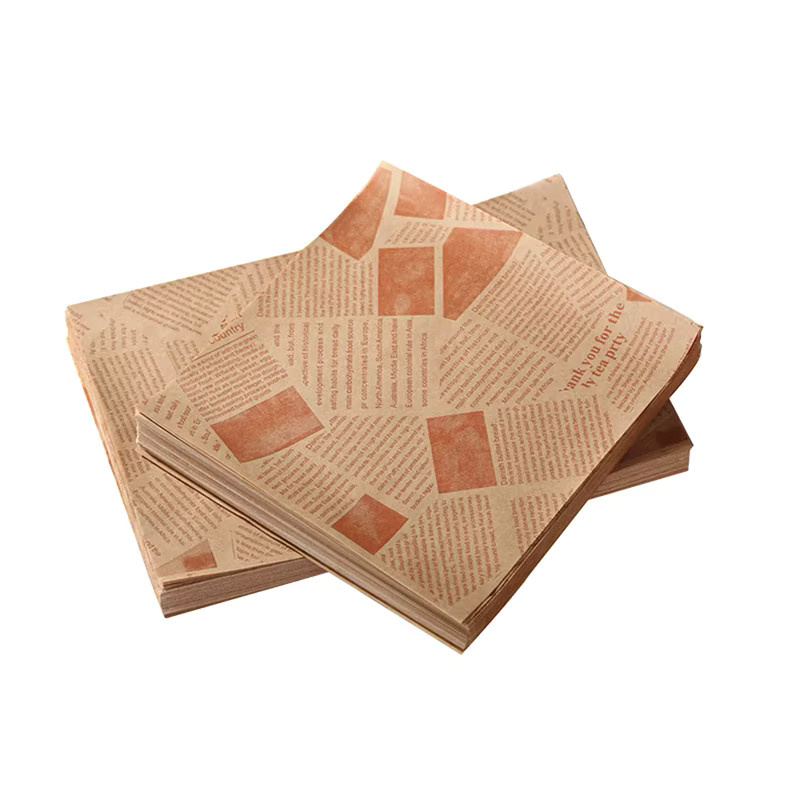Ölbeständiges Backpapier für Burger, Sandwiches und Frittiertes, 50 oder 100 Stück matte Verpackungspapiere - Bild 6