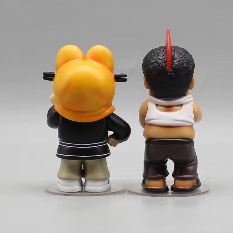 Bandai Superman Katze Kawaii Kung Fu Modellfigur aus Kunststoff, mehrfarbig, Höhe: 9 cm - Bild 3