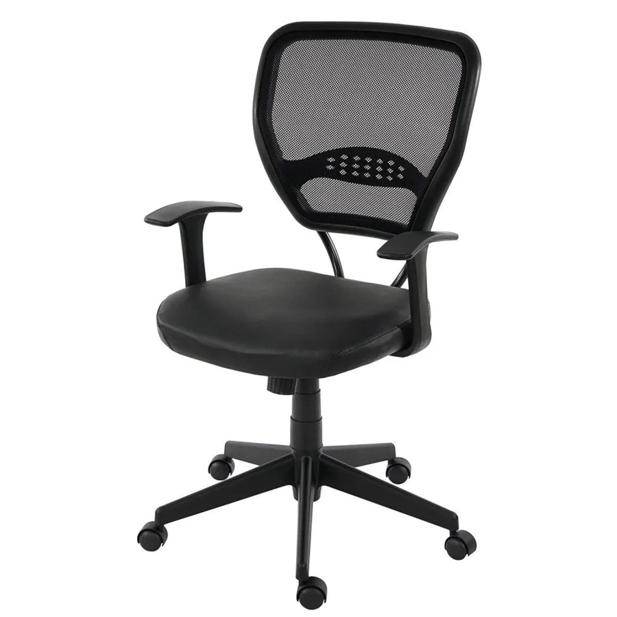 MCW Profi-Bürostuhl Chicago Chefsessel aus Kunstleder in Schwarz mit Armlehnen - Bild 2