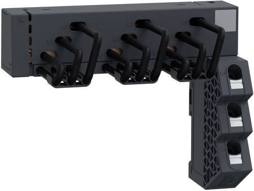Schneider Electric GV2G3RA Drehstrom-Sammelschienensystem, 63A, 3 Abgangsstellen, Farbe: Grau - Bild 1