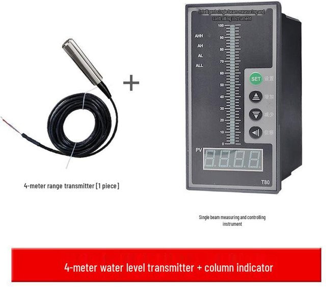 Elektronische Wasserstandsanzeige und 4-20mA Transmitter in Multicolor - Bild 1