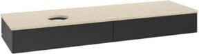V&B Waschtischunterschrank Antao ohne Frontstruktur, blau lackiert, B/T: 160 x 50 cm - Bild 1