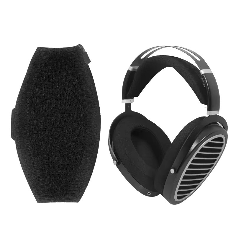HIFIMAN Universelle Kopfhörer-Kopfbügelabdeckung mit Klettverschluss für ANANDA-BT in Schwarz - Bild 1