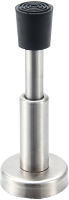 SEEQS Wandmontierter Türstopper aus Edelstahl mit hydraulischem Pufferdämpfer und Gummi in Silber - Bild 1