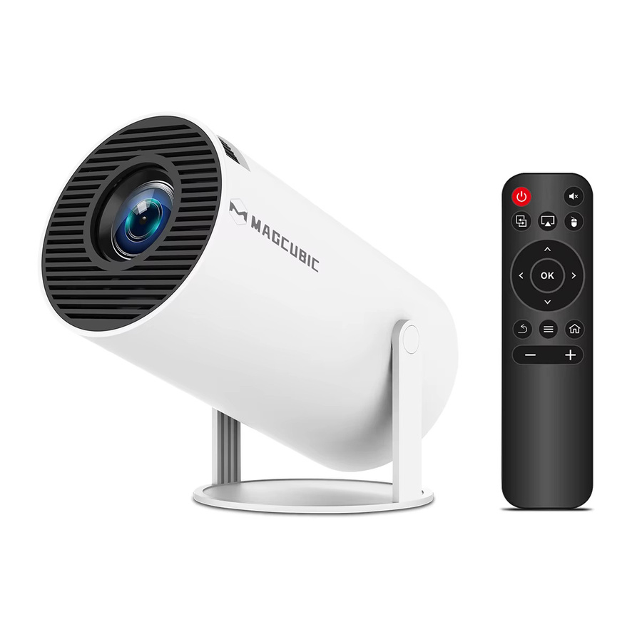 Magcubic HY300 Pro+ Outdoor-Projektor in Weiß mit 8000 Lumen, Android 14, WiFi 6, Bluetooth 5.4 und 5W HiFi-Lautsprecher - Bild 4