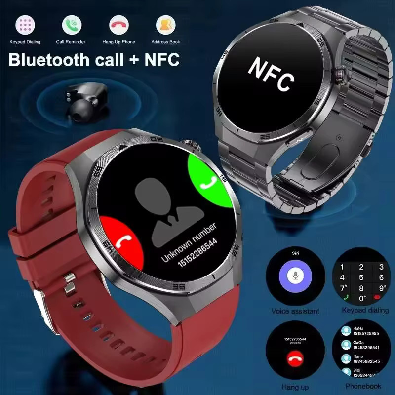 GUHUAVMI Smartwatch, Schwarz, Unisex - Bild 6