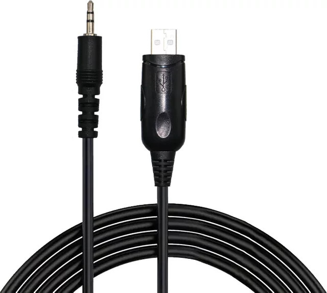 Motorola USB-Programmierkabel PMDN4077 für CP1200 CP1300 CP1225 CP1660 in Schwarz mit USB-C Anschluss - Bild 1