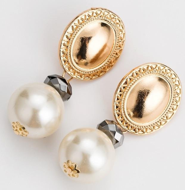 Ohrstecker Allbestart, Perle, Gold, Damen - Bild 1