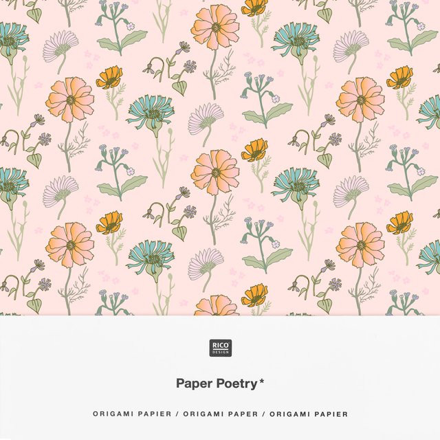 Rico Design Paper Poetry Origami Futschikato Papier-Set in Multicolour - Bild 1