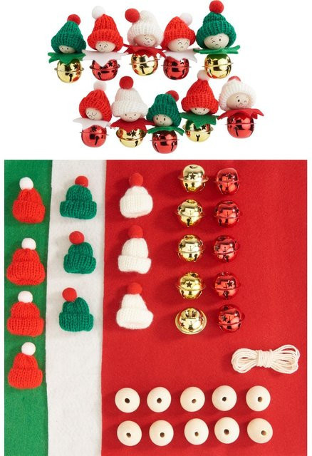 VBS Bastelset Weihnachtskinder Anhänger in Multi - Bild 1