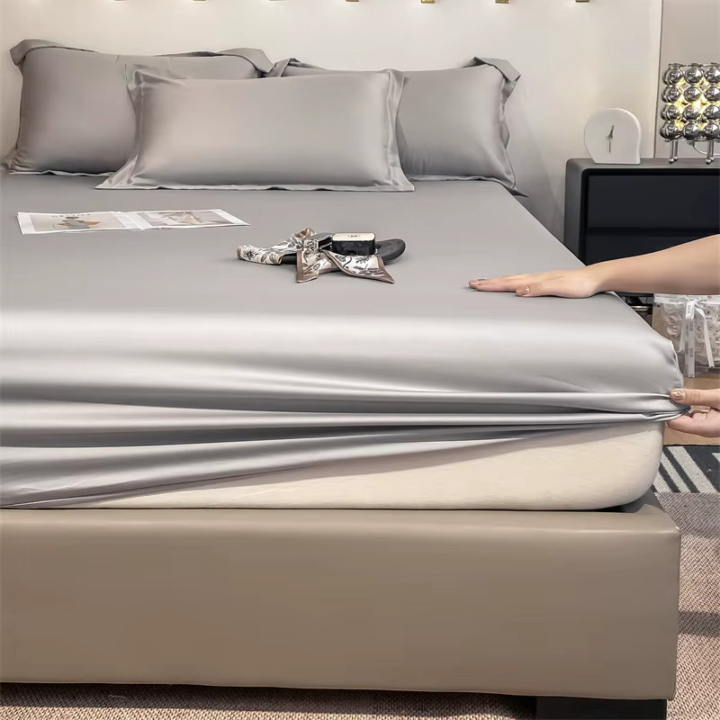 Dreamreal 3er Set Spannbettlaken aus 100% Bambus mit 1000 Fäden in Weiß, King/XL - Bild 2
