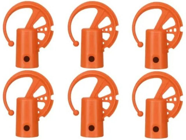 6 Stück Aufhänger aus glasfaserverstärktem Nylon passend für Stihl Kombi-System Anbaugeräte Kantenschneider und Fadentrimmer - Bild 1