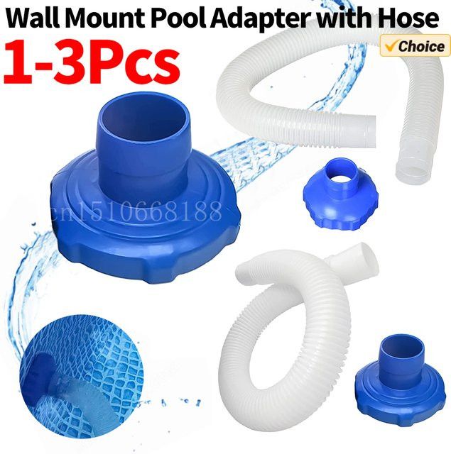 Intex Pool Adapter Wandhalterung für Oberfläche Skimmer und Schlauchanschluss als Schwimmbad Zubehör für Outdoor Pools - Bild 1