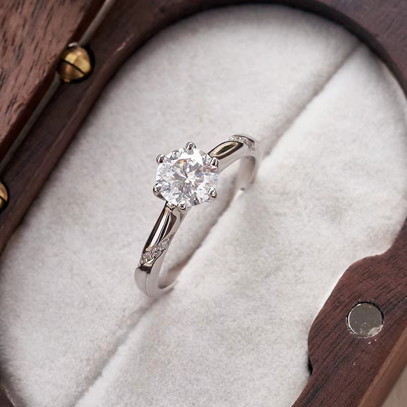 Joyce Jelly Ring, 925 Silber, Moissanite, Damen - Bild 2