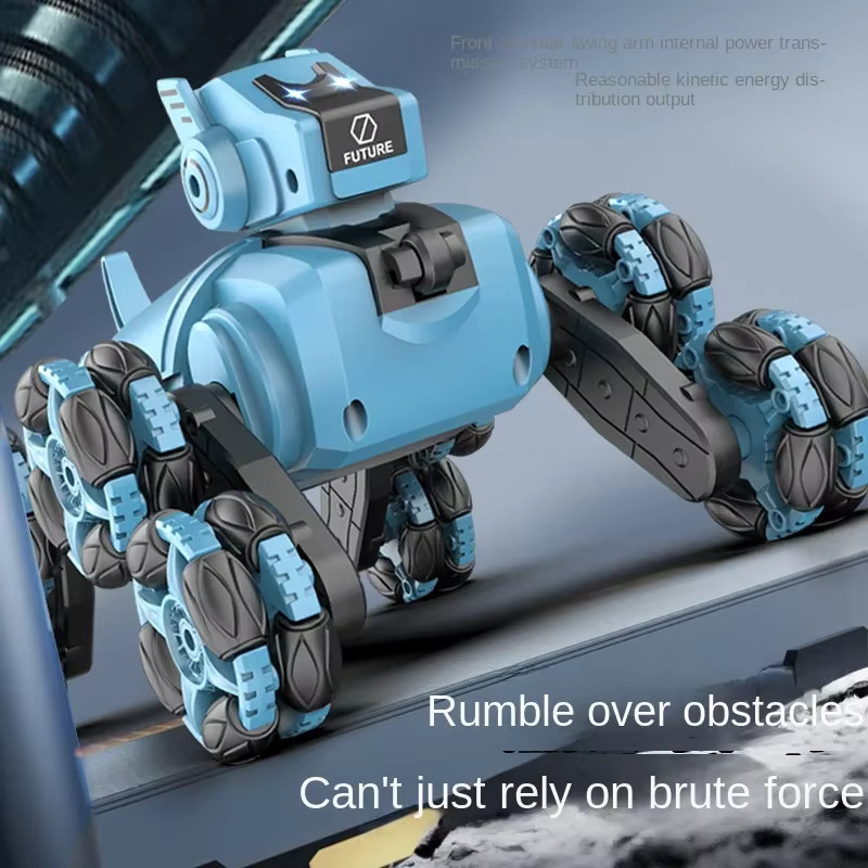 CONUSEA RC Stunt Hund, Fernbedienung Roboter, mit Musik und Spray, Dual Modus - Bild 2