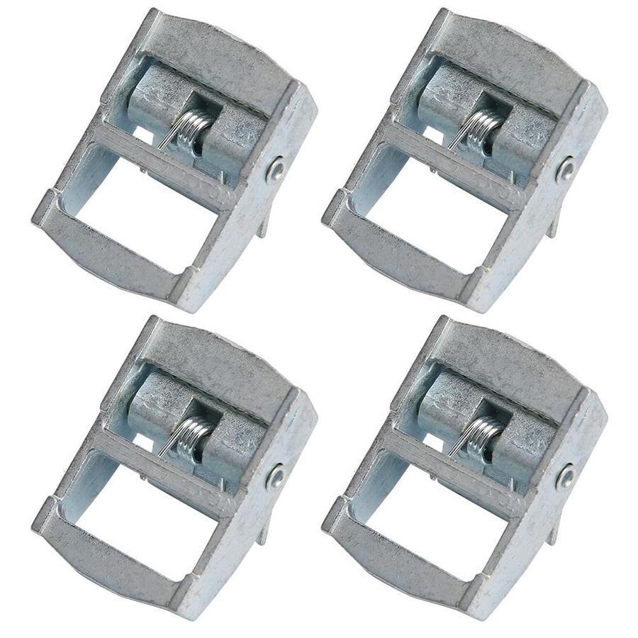4 Stück CosyHome Zinklegierung Schnalle für Schwerlast Zurrgurte und Ladungsgurte, Farbe: Weiß, Breite: 20 mm - Bild 3
