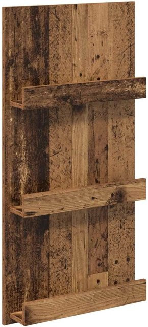 vidaXL Magazinregal aus Holzwerkstoff in Braun, B/T/H: 51 x 11 x 102 cm - Bild 1
