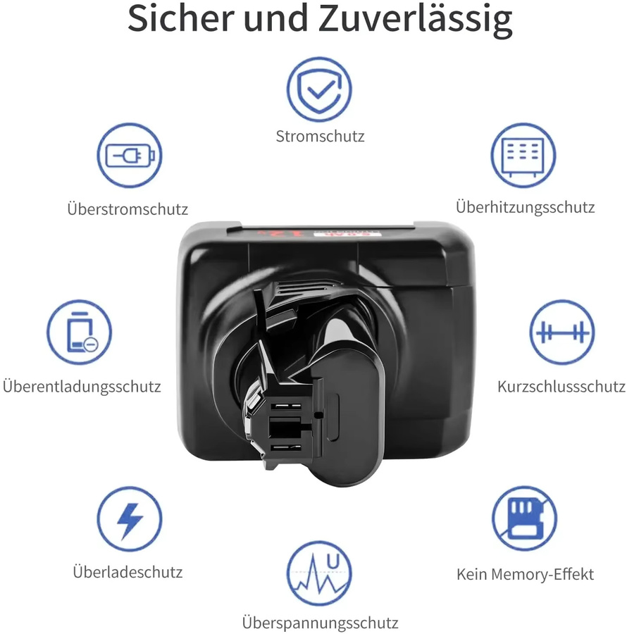 Bosch Li-Ion Ersatzakku 12V 6Ah in Schwarz für BAT420 12-Volt Max Lithium Power Tools - Bild 5