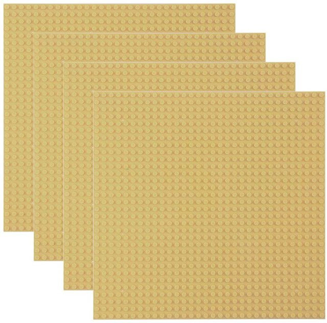 Yiran toy Grundplatten-Bausteinplatten, 4er-Set, 25,4 cm, ab 6 Jahren - Bild 1