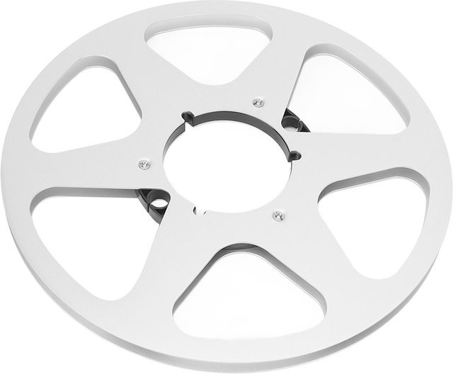 Lixada Aluminium Tonbandspule 10 Zoll mit 6 Löchern in Silber - Bild 1