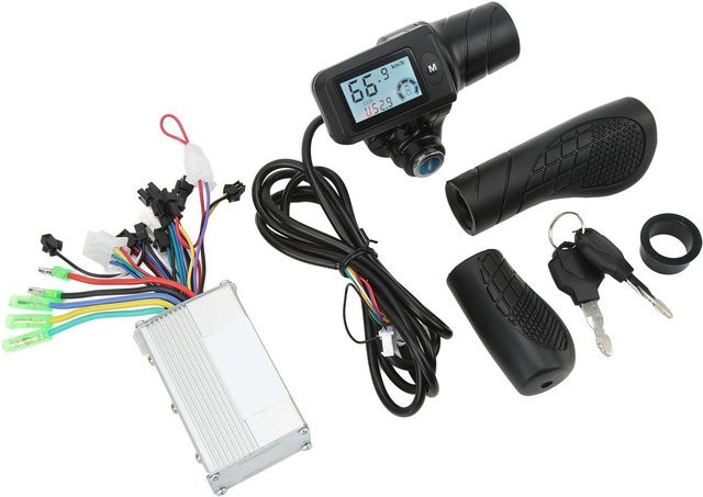 CosyHome Bürstenloser Motor Controller für Elektrofahrräder und E-Scooter, 350W, 36V/48V, Schwarz - Bild 1