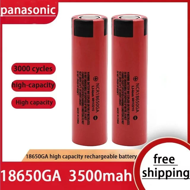 Panasonic NCR 18650GA Lithium-Ionen-Akku mit 3500mAh und 3,7 V - Bild 1
