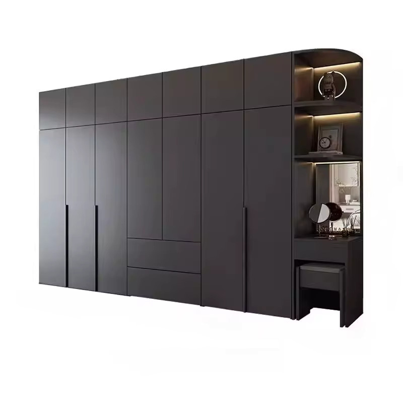 Luxus-Systeme Kleiderschrank und Kommoden-Set für Schlafzimmer und Wohnzimmer mit Scharniertüren - Bild 2