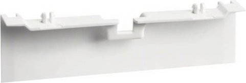 Tehalit Geräteträgerschürze in Verkehrsweiß, B/H: 20 x 80 mm - Bild 1