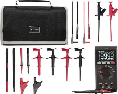 VOLTCRAFT VC-151 Multimeter mit MLSet-100 Messleitungen und Tasche - Bild 1