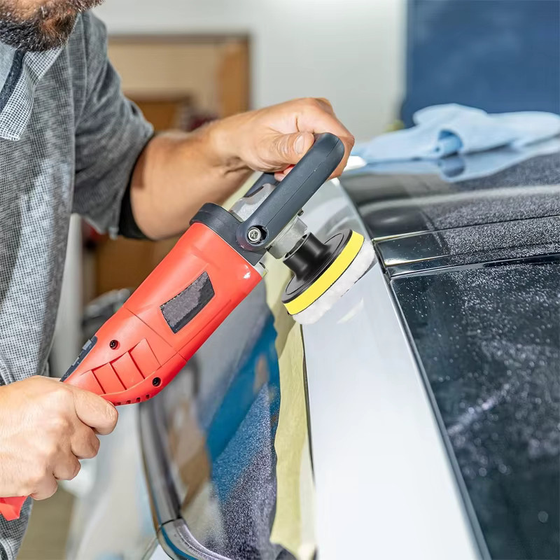 AXE SHAN Wolle Polierscheibe 3/4 Zoll in Weiß für Auto, Metall, Kunststoff und Möbel zur Verwendung mit Poliermaschinen und Winkelschleifern - Bild 3
