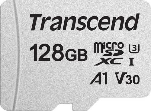 Transcend Premium 300S microSDXC-Speicherkarte 128 GB mit SD-Adapter, UHS-I U3, V30, A1 Application Performance Class - Bild 1