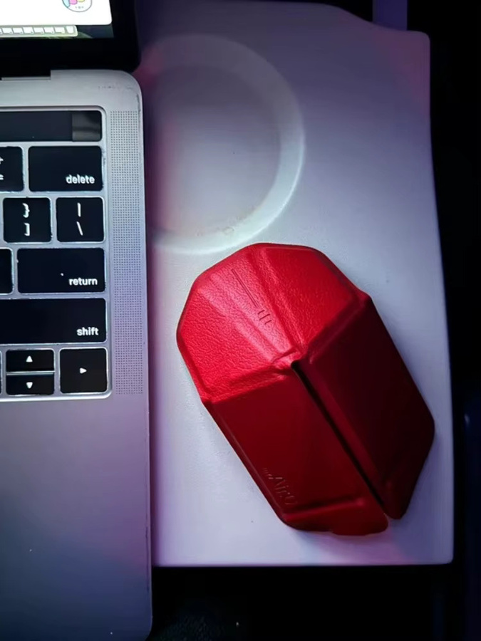 OriMouse MyAir.0 Kabellose Bluetooth-Maus, ultradünn und faltbar, 45 g, in Grau oder Rot - Bild 4