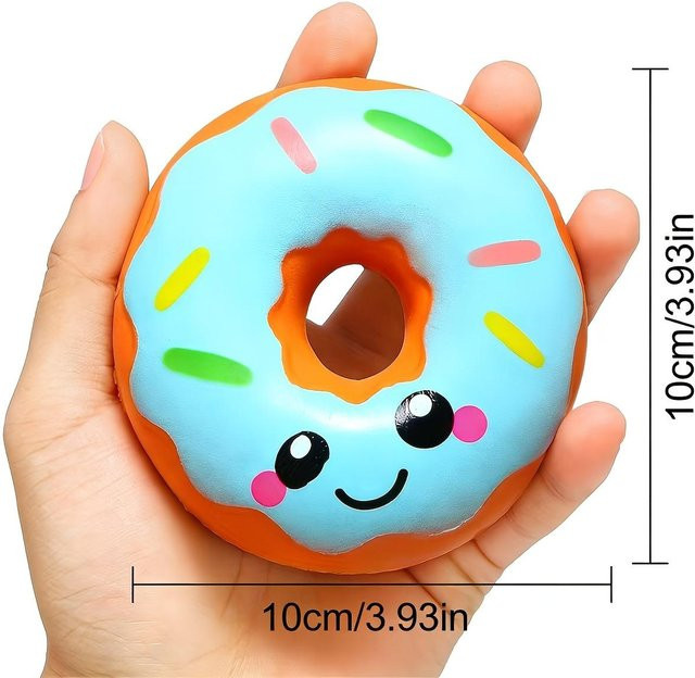 CJYTOYS Donut Squishy Spielzeug, duftend, weich, knetbar - Bild 1